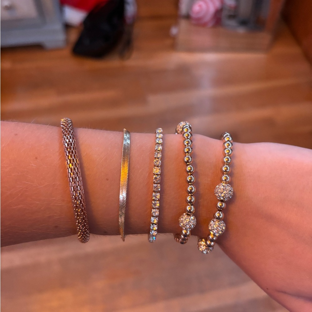 Gold bracelets